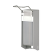 Zuverlässiger simplistischer Desinfektionsspender aus hochwertigem Aluminium mit langem Griff und 1 Liter Fassvermögen